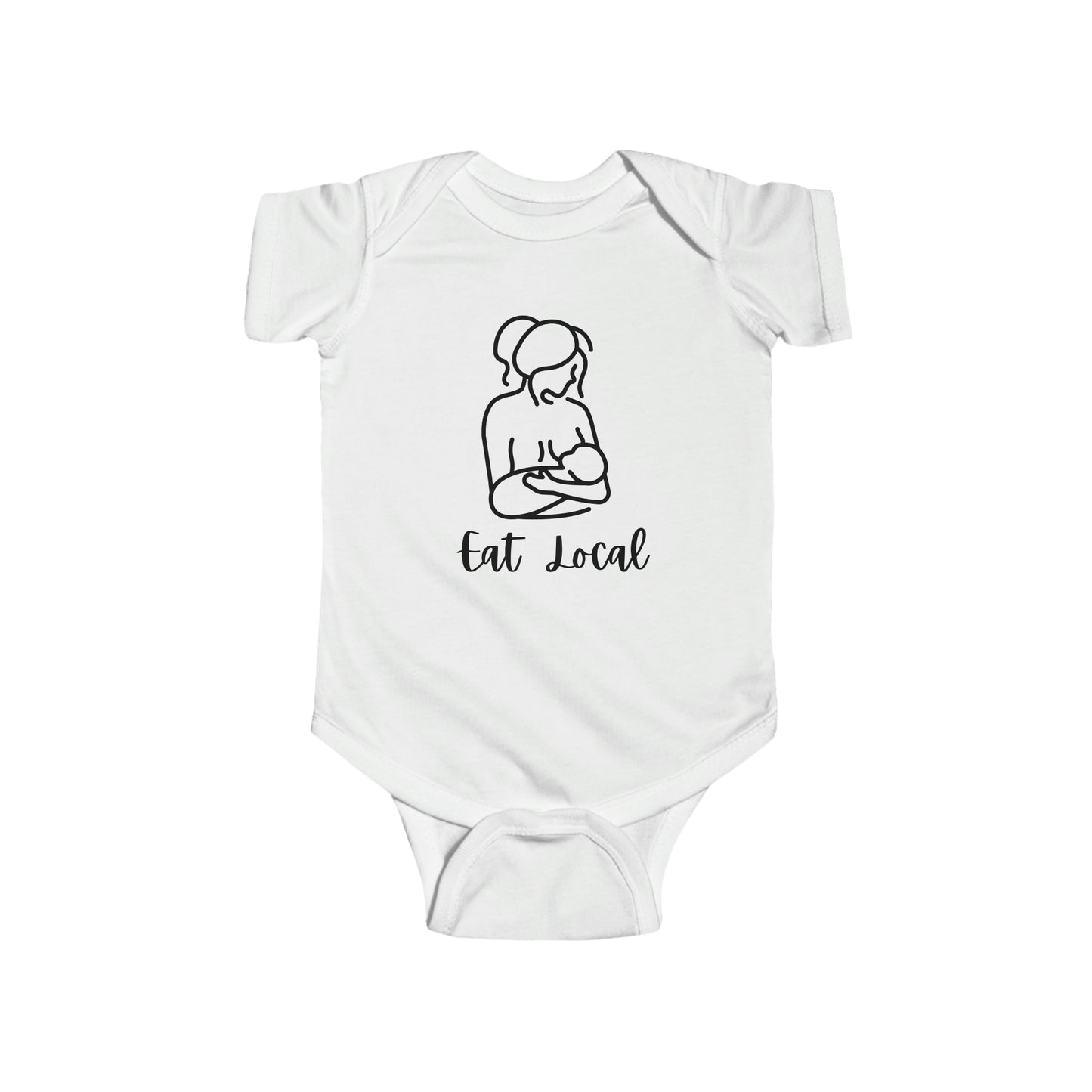 Eat Local Infant Fine Jersey Bodysuit Kids Apparel