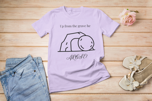 Up from the grave he AROSE Unisex Softstyle T-Shirt Graphic Tees