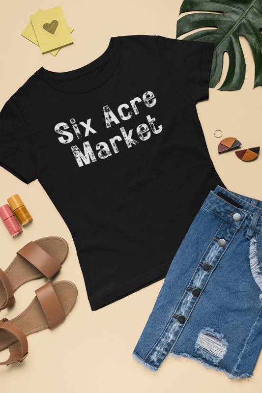 Six Acre Market Merch Unisex Graphic Tees!